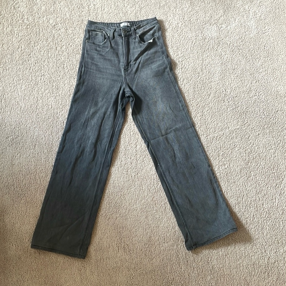 BP Grey High Waisted Reduced Impact Baggy Jeans